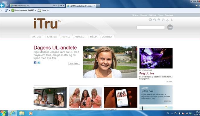 iTru ser dagens ljos!