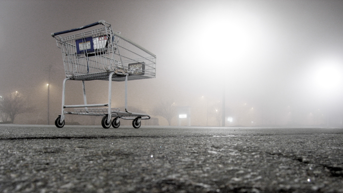 Et busskur i Oslo sentrum