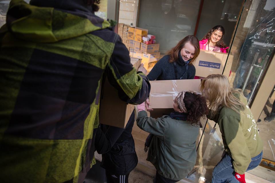 Tilbrakte julen i flyktningleir i Libanon