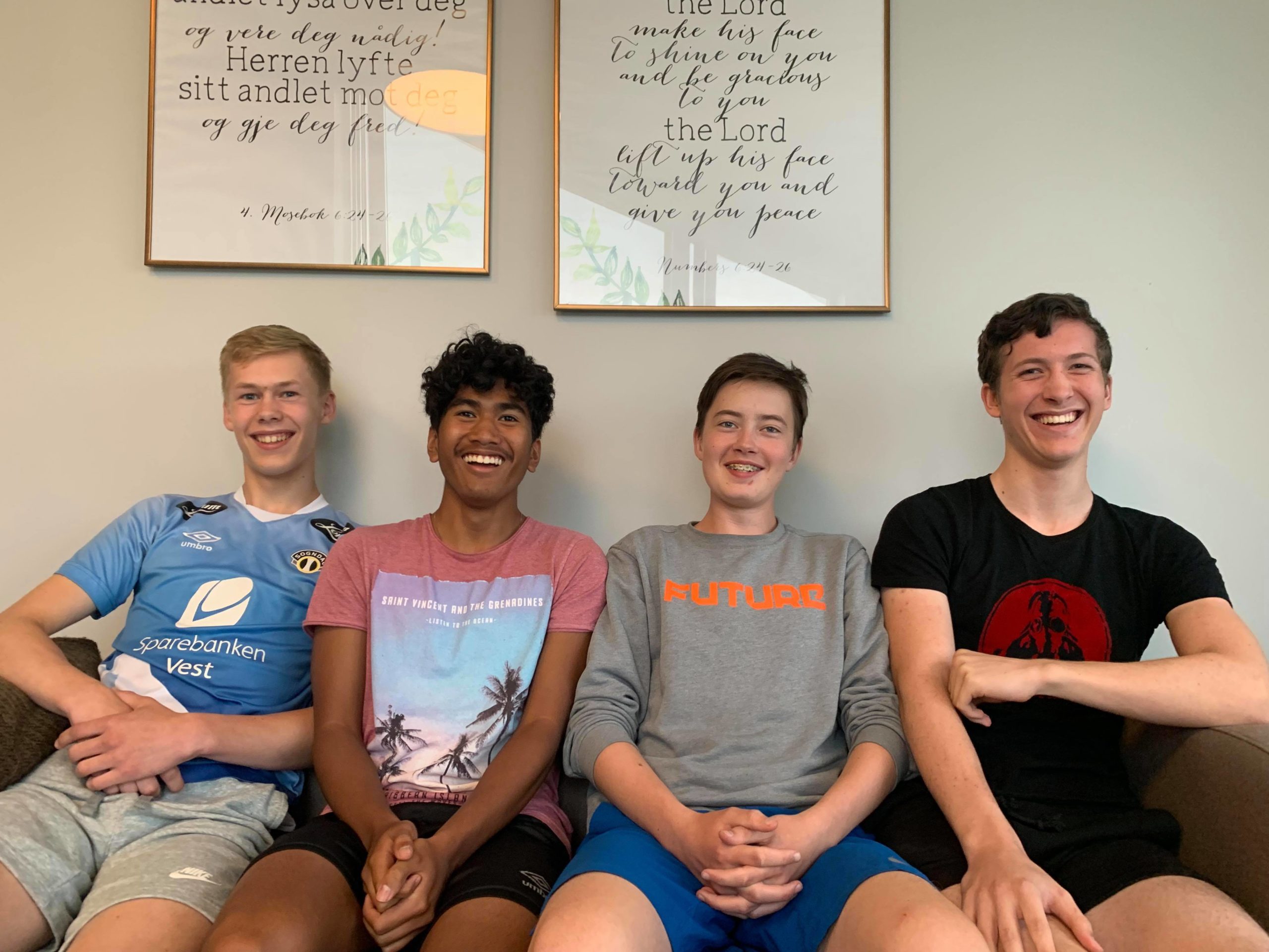 Guttene på UL-camp Lyngmo har sansen for humor i forkynnelsen