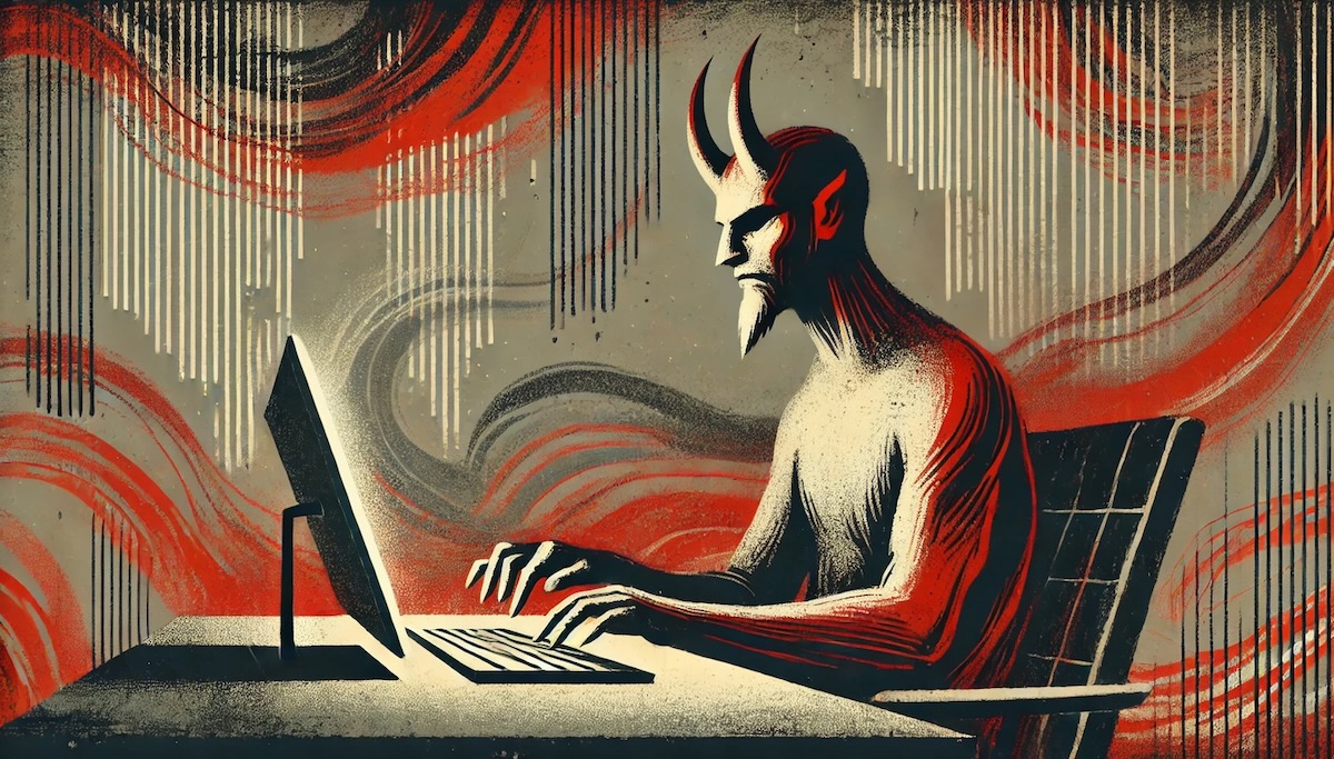 Djevelen trykker på tastaturet: – Har Gud virkelig sagt?