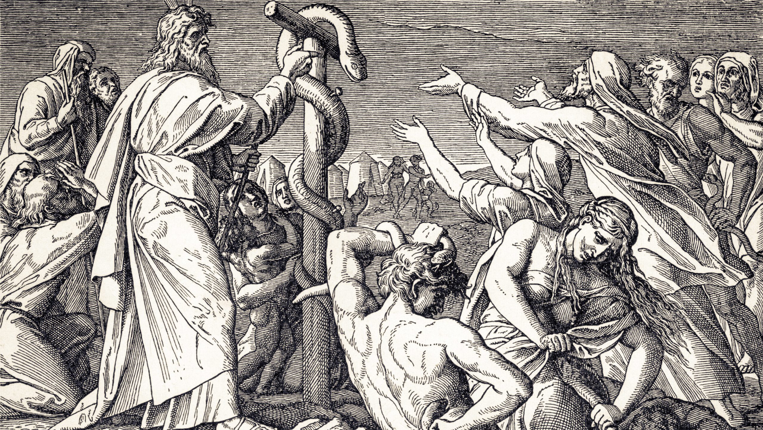 En «helbredende» kobberslange ble et forbilde på Jesus