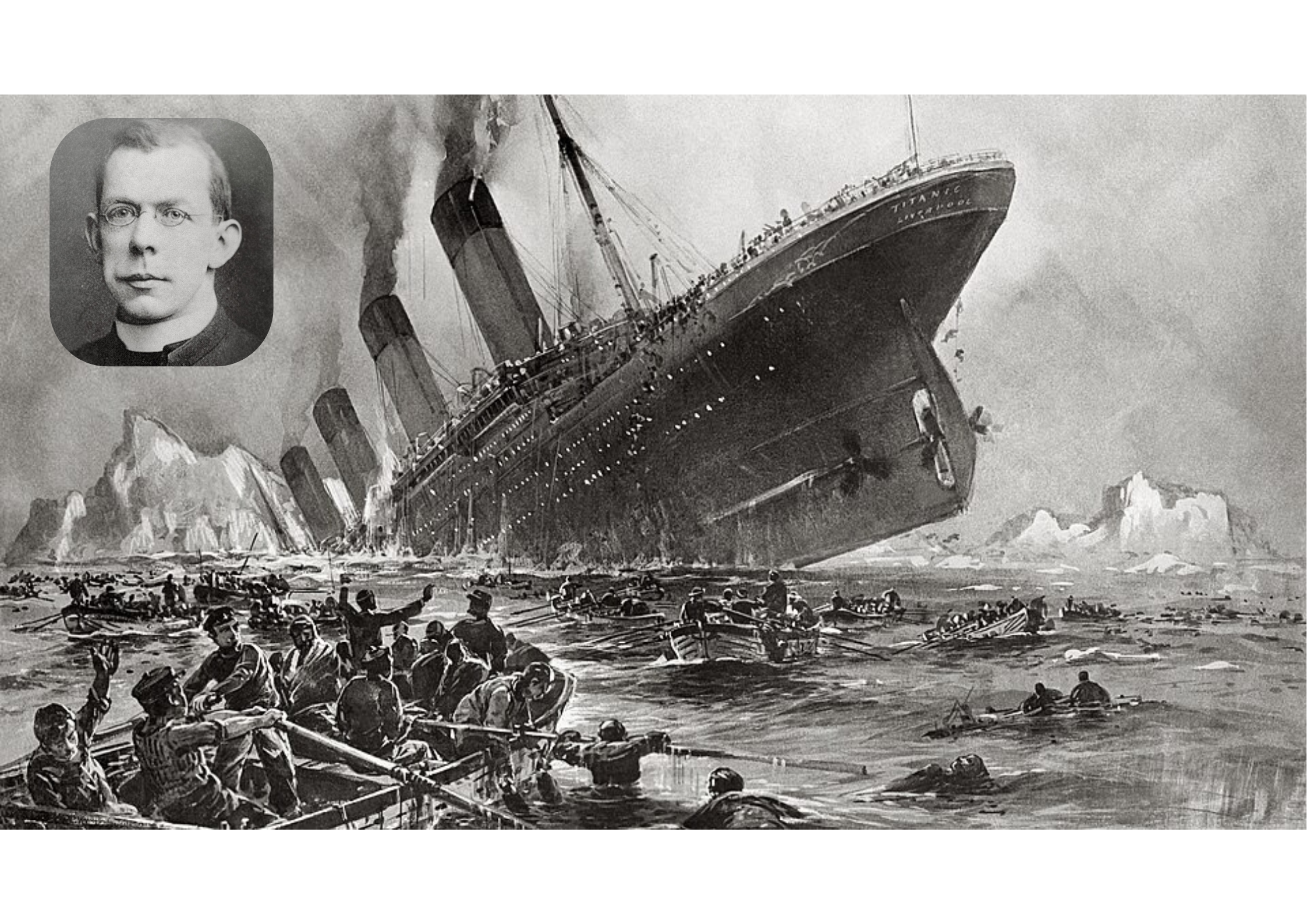 Prest på Titanic: Brukte sine siste timer til å redde mennesker